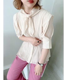 JUMELLE | シアータイブラウス(シャツ/ブラウス)