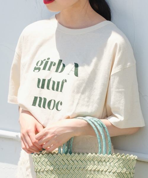 Kastane（カスタネ）の「カラバリロゴTee（Tシャツ/カットソー・レディース・ピンク/ホワイト/オフホワイト/イエロー/ベージュ系その他・XL/M）」の4枚目の写真