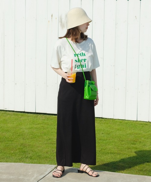 Kastane（カスタネ）の「カラバリロゴTee（Tシャツ/カットソー・レディース・ピンク/ホワイト/オフホワイト/イエロー/ベージュ系その他・XL/M）」の21枚目の写真