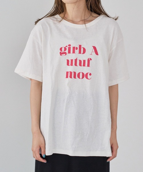 Kastane（カスタネ）の「カラバリロゴTee（Tシャツ/カットソー・レディース・ピンク/ホワイト/オフホワイト/イエロー/ベージュ系その他・XL/M）」の14枚目の写真