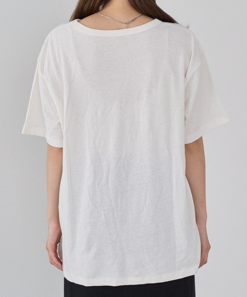 Kastane（カスタネ）の「カラバリロゴTee（Tシャツ/カットソー・レディース・ピンク/ホワイト/オフホワイト/イエロー/ベージュ系その他・XL/M）」の16枚目の写真