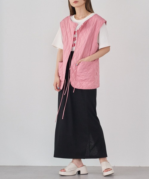 Kastane（カスタネ）の「カラバリロゴTee（Tシャツ/カットソー・レディース・ピンク/ホワイト/オフホワイト/イエロー/ベージュ系その他・XL/M）」の11枚目の写真