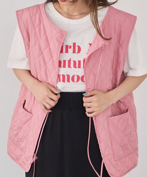 Kastane（カスタネ）の「カラバリロゴTee（Tシャツ/カットソー・レディース・ピンク/ホワイト/オフホワイト/イエロー/ベージュ系その他・XL/M）」の8枚目の写真