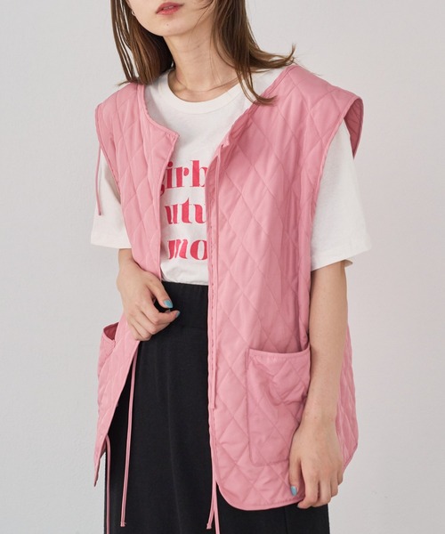 Kastane（カスタネ）の「カラバリロゴTee（Tシャツ/カットソー・レディース・ピンク/ホワイト/オフホワイト/イエロー/ベージュ系その他・XL/M）」の9枚目の写真