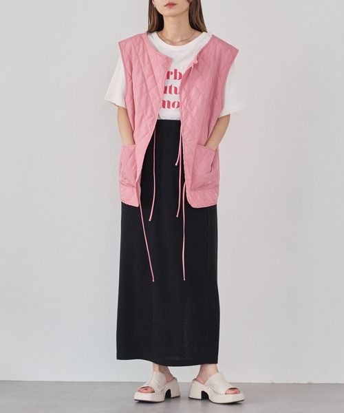 Kastane（カスタネ）の「カラバリロゴTee（Tシャツ/カットソー・レディース・ピンク/ホワイト/オフホワイト/イエロー/ベージュ系その他・XL/M）」の13枚目の写真