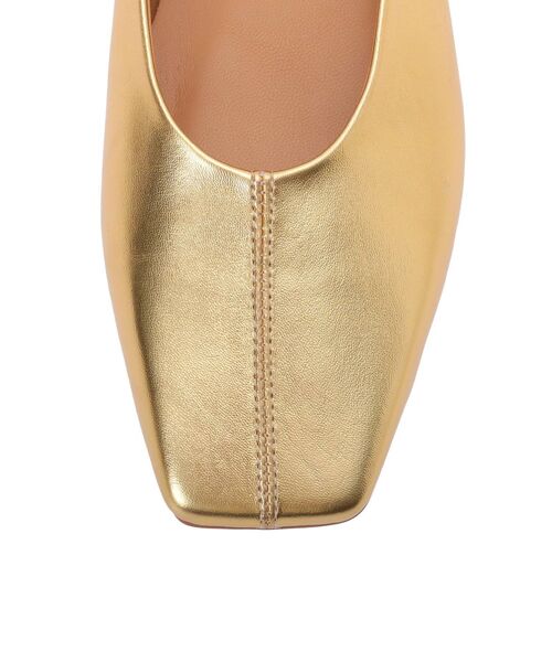 Ungrid（アングリッド）の「スクエアトゥフラットシューズ（パンプス・レディース・ブラック/ゴールド・S/M/L）」の15枚目の写真