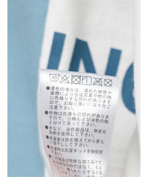 semantic design(セマンティックデザイン)の「セマンティックデザイン 切替カレッジ 半袖ルーズTパーカー(Tシャツ/カットソー・メンズ・ホワイト/サックスブルー・LARGE/X-LARGE/MEDIUM)」の19枚目の写真