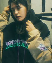 D.G.D.R.S（ディージーディーアールエス）の「FAKE COLLAGE HOODIE（パーカー）」