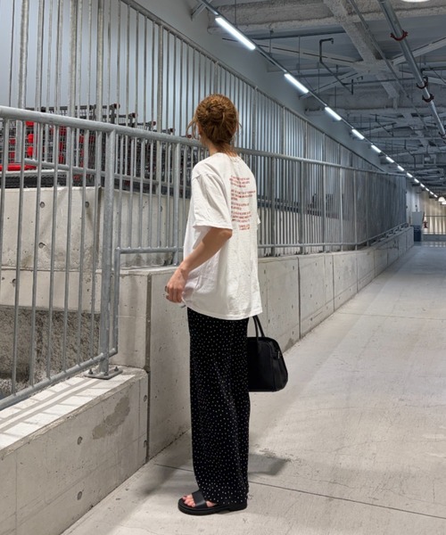 ISOOK(アイスー)の「ドットプリーツパンツ(chiica select) / ドット柄 プリーツパンツ イージーパンツ 大人カジュアル(その他パンツ・レディース・ブラック・FREE)」の12枚目の写真