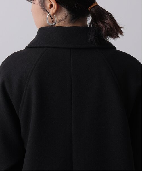 frames RAY CASSIN(フレームスレイカズン)の「ニットモッサステンカラーコート(ステンカラーコート・レディース・ブラック/ブラウン/グリーン/キナリ・FREE)」の12枚目の写真