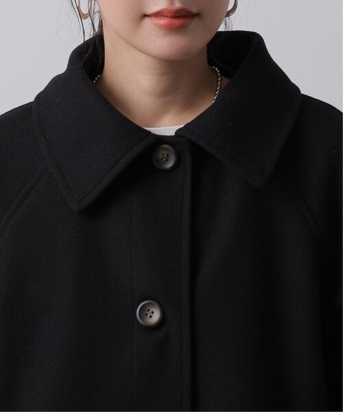 frames RAY CASSIN(フレームスレイカズン)の「ニットモッサステンカラーコート(ステンカラーコート・レディース・ブラック/ブラウン/グリーン/キナリ・FREE)」の13枚目の写真