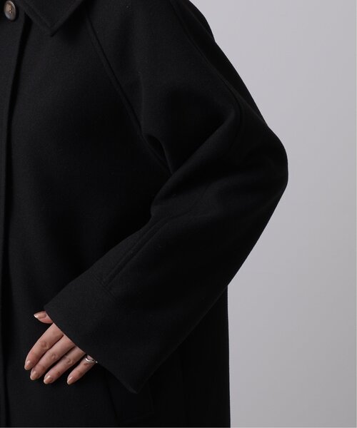 frames RAY CASSIN(フレームスレイカズン)の「ニットモッサステンカラーコート(ステンカラーコート・レディース・ブラック/ブラウン/グリーン/キナリ・FREE)」の14枚目の写真