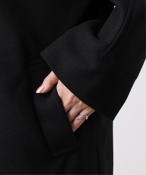 frames RAY CASSIN(フレームスレイカズン)の「ニットモッサステンカラーコート(ステンカラーコート・レディース・ブラック/ブラウン/グリーン/キナリ・FREE)」の15枚目の写真