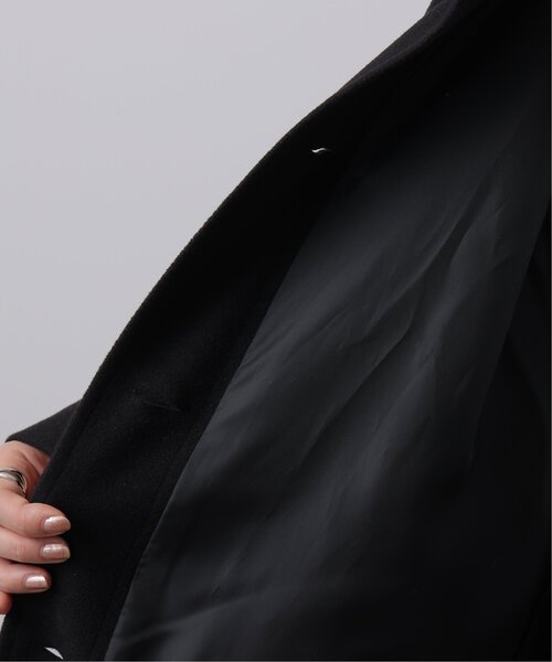 frames RAY CASSIN(フレームスレイカズン)の「ニットモッサステンカラーコート(ステンカラーコート・レディース・ブラック/ブラウン/グリーン/キナリ・FREE)」の18枚目の写真