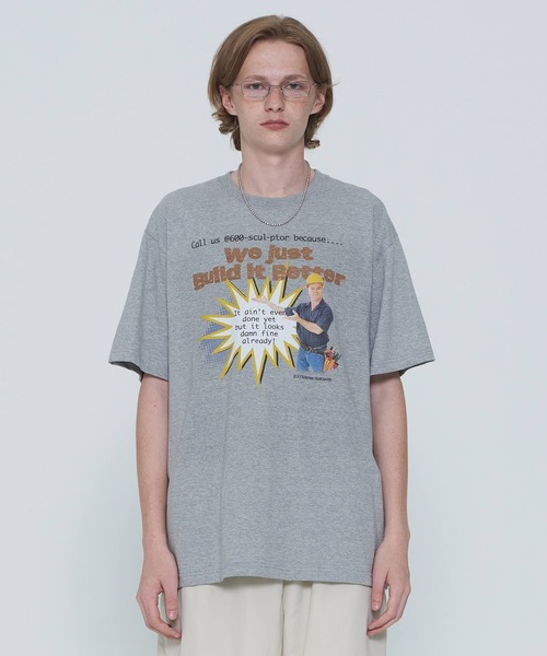 SCULPTOR(スカルプター)の「SCULPTOR / Construction Site Tee(Tシャツ/カットソー・レディース・ホワイト/グレー/ライム・M/L)」の9枚目の写真
