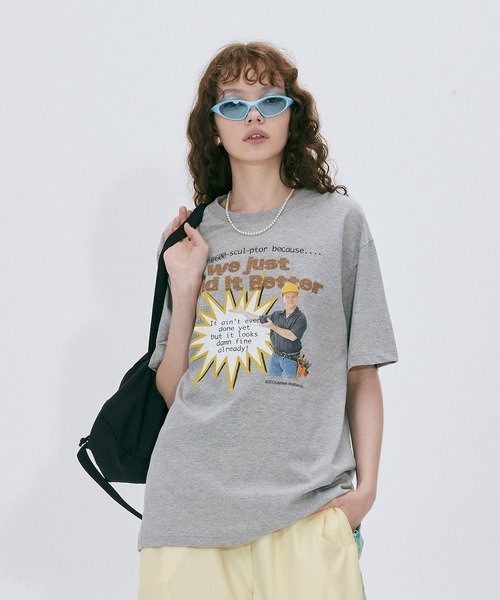 SCULPTOR(スカルプター)の「SCULPTOR / Construction Site Tee(Tシャツ/カットソー・レディース・ホワイト/グレー/ライム・M/L)」の7枚目の写真