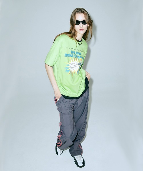 SCULPTOR(スカルプター)の「SCULPTOR / Construction Site Tee(Tシャツ/カットソー・レディース・ホワイト/グレー/ライム・M/L)」の5枚目の写真