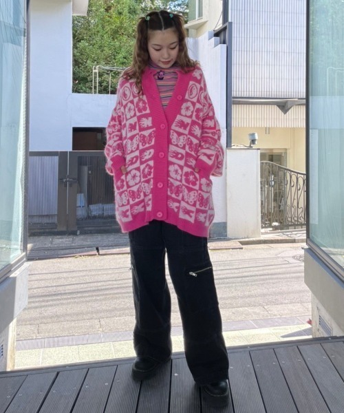 Candy Stripper（キャンディストリッパー）の「CND CARGO パンツ（カーゴパンツ・レディース・インディゴブルー/ブラック・2/1）」の5枚目の写真