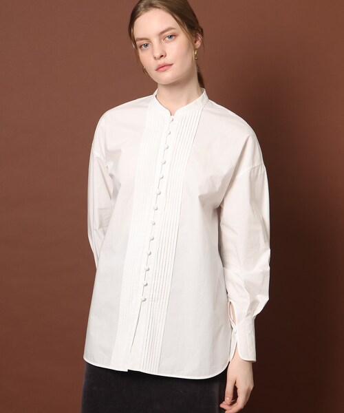 DRESSTERIOR（ドレステリア）の「◆ボリュームスリーブチュニック（チュニック・レディース・ブラック/ブルー/ホワイト系・38/36）」の2枚目の写真