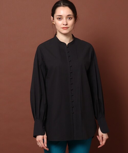 DRESSTERIOR（ドレステリア）の「◆ボリュームスリーブチュニック（チュニック・レディース・ブラック/ブルー/ホワイト系・38/36）」の3枚目の写真