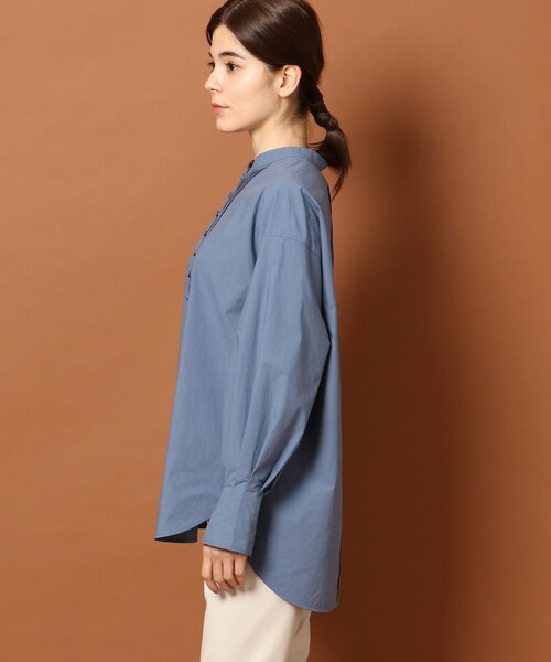 DRESSTERIOR（ドレステリア）の「◆ボリュームスリーブチュニック（チュニック・レディース・ブラック/ブルー/ホワイト系・38/36）」の7枚目の写真