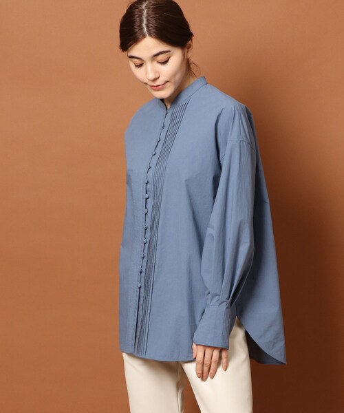 DRESSTERIOR（ドレステリア）の「◆ボリュームスリーブチュニック（チュニック・レディース・ブラック/ブルー/ホワイト系・38/36）」の8枚目の写真