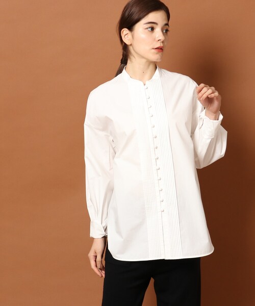 DRESSTERIOR（ドレステリア）の「◆ボリュームスリーブチュニック（チュニック・レディース・ブラック/ブルー/ホワイト系・38/36）」の14枚目の写真