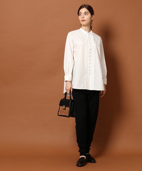 DRESSTERIOR（ドレステリア）の「◆ボリュームスリーブチュニック（チュニック・レディース・ブラック/ブルー/ホワイト系・38/36）」の9枚目の写真