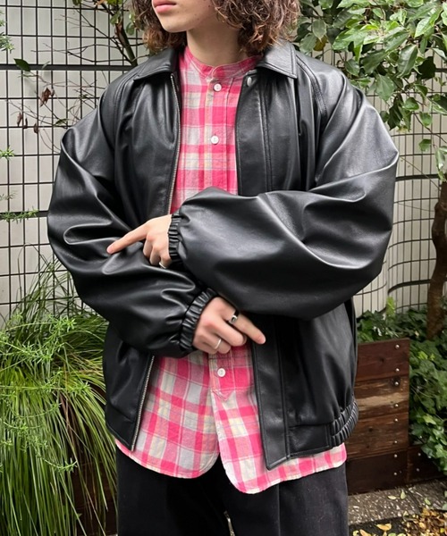 GEVACO（ゲバコ）の「【GEVACO/ゲバコ】チェックフランネルバンドカラーシャツ（シャツ/ブラウス・メンズ・ブルー/ピンク・MEDIUM/LARGE）」の22枚目の写真