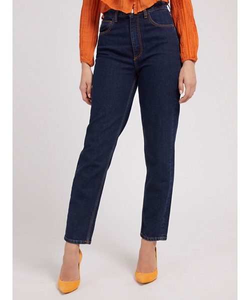 Guess（ゲス）の「Mom Denim Pants デニムパンツ ジーンズ レディース（デニムパンツ・レディース・ダークインディゴブルー・25inch/24inch/26inch/27inch）」の3枚目の写真