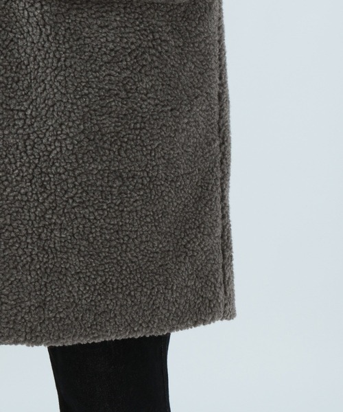 BAYFLOW（ベイフロー）の「ボアコート（チェスターコート・メンズ・モカ/チャコール・MEDIUM/LARGE）」の17枚目の写真