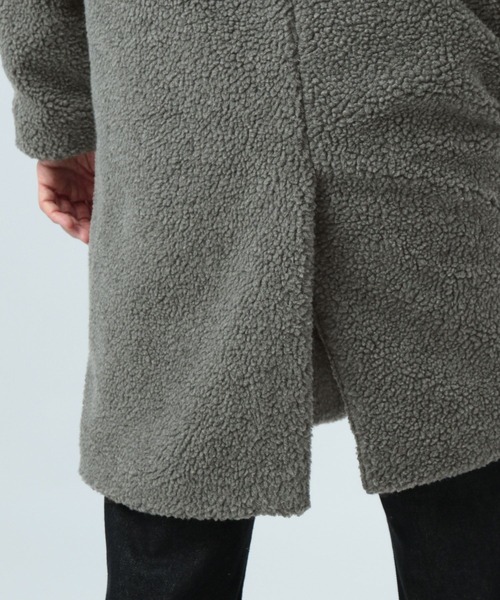 BAYFLOW（ベイフロー）の「ボアコート（チェスターコート・メンズ・モカ/チャコール・MEDIUM/LARGE）」の13枚目の写真