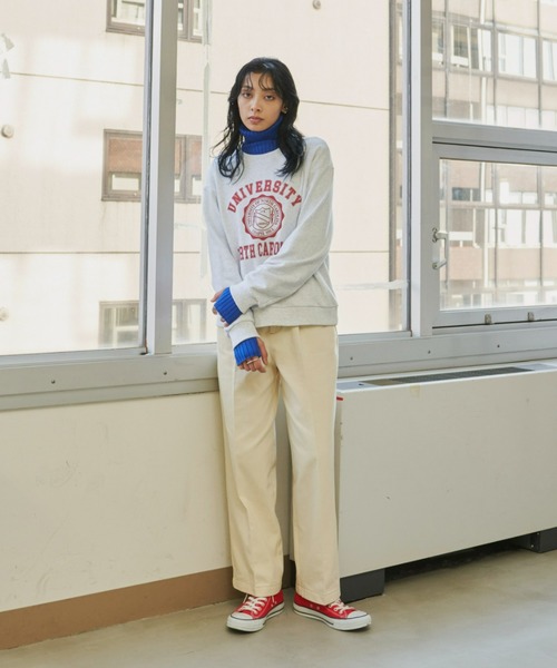 Auntie Rosa Holiday(アンティローザホリデー)の「配色ステッチハイライズチノトラウザー / サイズ展開あり(チノパンツ・レディース・ブラック/ベージュ/アイボリー・SMALL/MEDIUM)」の10枚目の写真