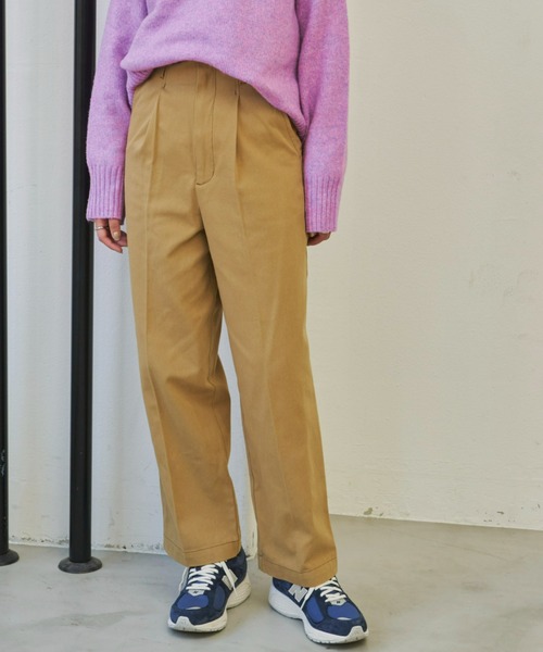 Auntie Rosa Holiday(アンティローザホリデー)の「配色ステッチハイライズチノトラウザー / サイズ展開あり(チノパンツ・レディース・ブラック/ベージュ/アイボリー・SMALL/MEDIUM)」の14枚目の写真