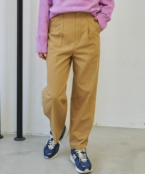 Auntie Rosa Holiday(アンティローザホリデー)の「配色ステッチハイライズチノトラウザー / サイズ展開あり(チノパンツ・レディース・ブラック/ベージュ/アイボリー・SMALL/MEDIUM)」の15枚目の写真