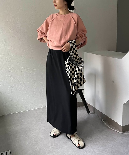 CAPRICIEUX LE'MAGE(カプリシューレマージュ)の「【AgAwd/アガウド】カットオフスエット(スウェット・レディース・ホワイト/ピンク/イエロー・FREE)」の8枚目の写真