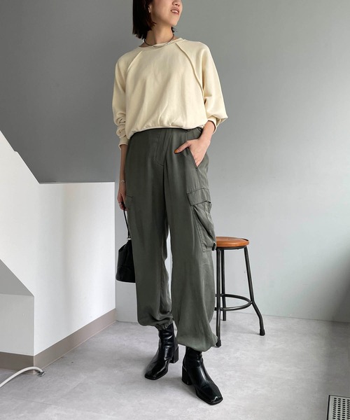 CAPRICIEUX LE'MAGE(カプリシューレマージュ)の「【AgAwd/アガウド】カットオフスエット(スウェット・レディース・ホワイト/ピンク/イエロー・FREE)」の20枚目の写真