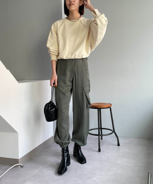 CAPRICIEUX LE'MAGE(カプリシューレマージュ)の「【AgAwd/アガウド】カットオフスエット(スウェット・レディース・ホワイト/ピンク/イエロー・FREE)」の18枚目の写真