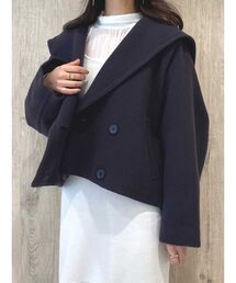 MERCURYDUO | ウールセーラーカラーコクーンコート(その他アウター)