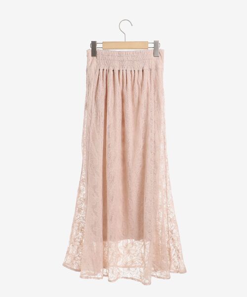 MAJESTIC LEGON（マジェスティックレゴン）の「繊細レーススカート（スカート・レディース・ピンクベージュ/アイボリー/ブルー/ブラウン・MEDIUM）」の17枚目の写真
