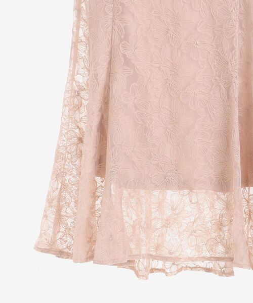 MAJESTIC LEGON（マジェスティックレゴン）の「繊細レーススカート（スカート・レディース・ピンクベージュ/アイボリー/ブルー/ブラウン・MEDIUM）」の14枚目の写真