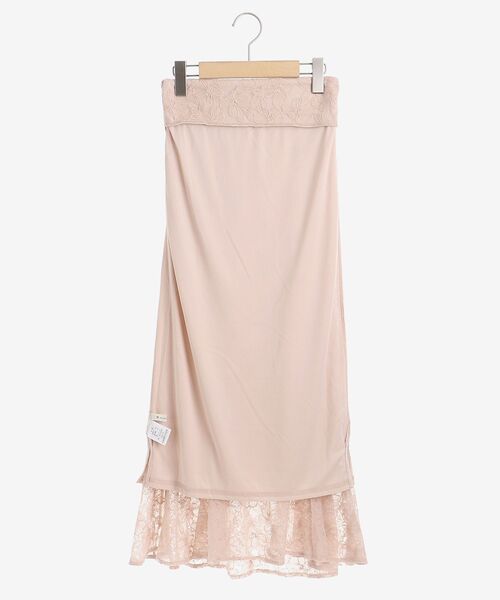 MAJESTIC LEGON（マジェスティックレゴン）の「繊細レーススカート（スカート・レディース・ピンクベージュ/アイボリー/ブルー/ブラウン・MEDIUM）」の12枚目の写真