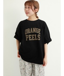 Samansa Mos2 | インレイロゴTシャツ(Tシャツ/カットソー)