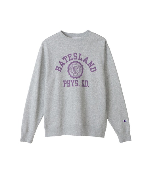 Champion(チャンピオン)の「【Champion/チャンピオン】メンズ ベーシック クルーネックスウェットシャツ(スウェット・メンズ・マルーン/ホワイト/ネイビー/グレー/ブラック・X-LARGE/SMALL/MEDIUM/LARGE)」の3枚目の写真