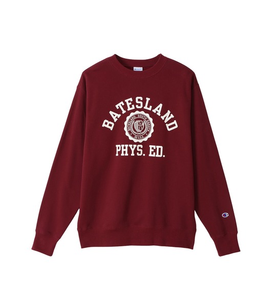 Champion(チャンピオン)の「【Champion/チャンピオン】メンズ ベーシック クルーネックスウェットシャツ(スウェット・メンズ・マルーン/ホワイト/ネイビー/グレー/ブラック・X-LARGE/SMALL/MEDIUM/LARGE)」の5枚目の写真