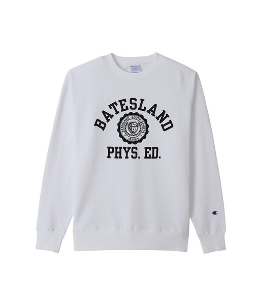 Champion(チャンピオン)の「【Champion/チャンピオン】メンズ ベーシック クルーネックスウェットシャツ(スウェット・メンズ・マルーン/ホワイト/ネイビー/グレー/ブラック・X-LARGE/SMALL/MEDIUM/LARGE)」の11枚目の写真