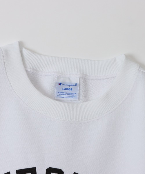 Champion(チャンピオン)の「【Champion/チャンピオン】メンズ ベーシック クルーネックスウェットシャツ(スウェット・メンズ・マルーン/ホワイト/ネイビー/グレー/ブラック・X-LARGE/SMALL/MEDIUM/LARGE)」の14枚目の写真