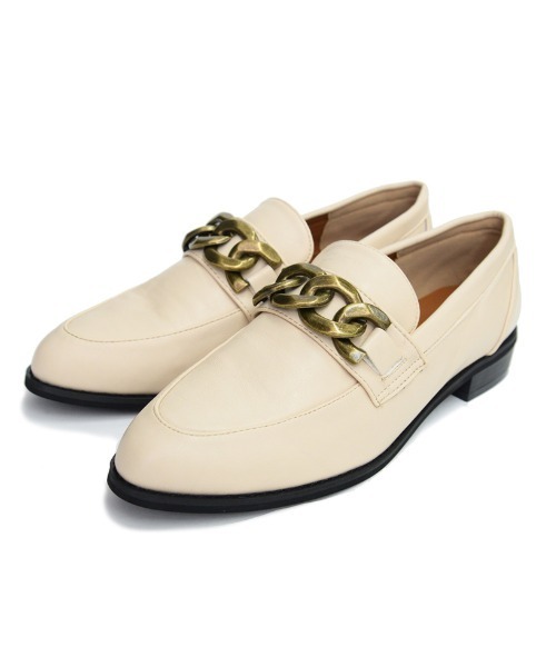 Re:EDIT（リエディ）の「[2024SS COLLECTION][大きいサイズ有]アーモンドトゥビットローファー（ローファー・レディース・グリーン/ブラック/ブラウン/アイボリー/シルバー/ブラック系その他/ブラウン系その他/ホワイト系その他・SMALL/MEDIUM/X-LARGE/XX-LARGE/LARGE）」の2枚目の写真