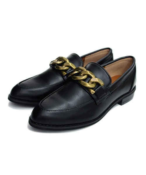 Re:EDIT（リエディ）の「[2024SS COLLECTION][大きいサイズ有]アーモンドトゥビットローファー（ローファー・レディース・グリーン/ブラック/ブラウン/アイボリー/シルバー/ブラック系その他/ブラウン系その他/ホワイト系その他・SMALL/MEDIUM/X-LARGE/XX-LARGE/LARGE）」の3枚目の写真