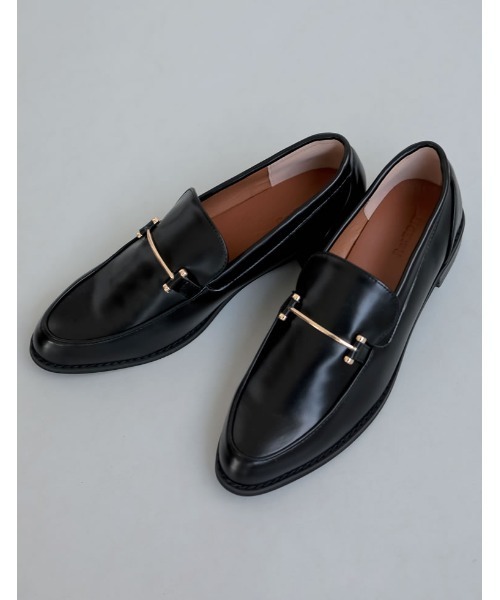 Re:EDIT（リエディ）の「[2024SS COLLECTION][大きいサイズ有]アーモンドトゥビットローファー（ローファー・レディース・グリーン/ブラック/ブラウン/アイボリー/シルバー/ブラック系その他/ブラウン系その他/ホワイト系その他・SMALL/MEDIUM/X-LARGE/XX-LARGE/LARGE）」の13枚目の写真